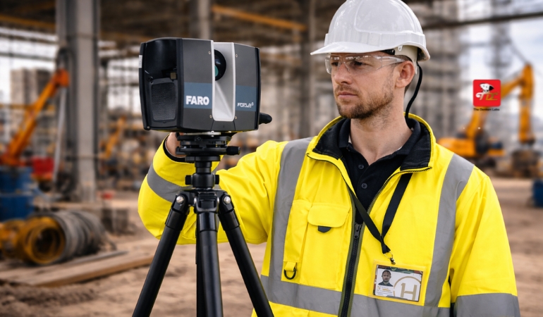 3D LiDAR scanning of complex industrial plant for precise spatial data collection